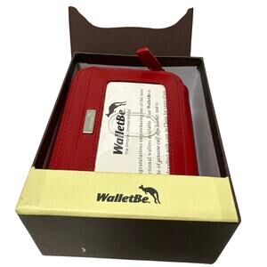 WalletBe red crossbody wallet. New in box.